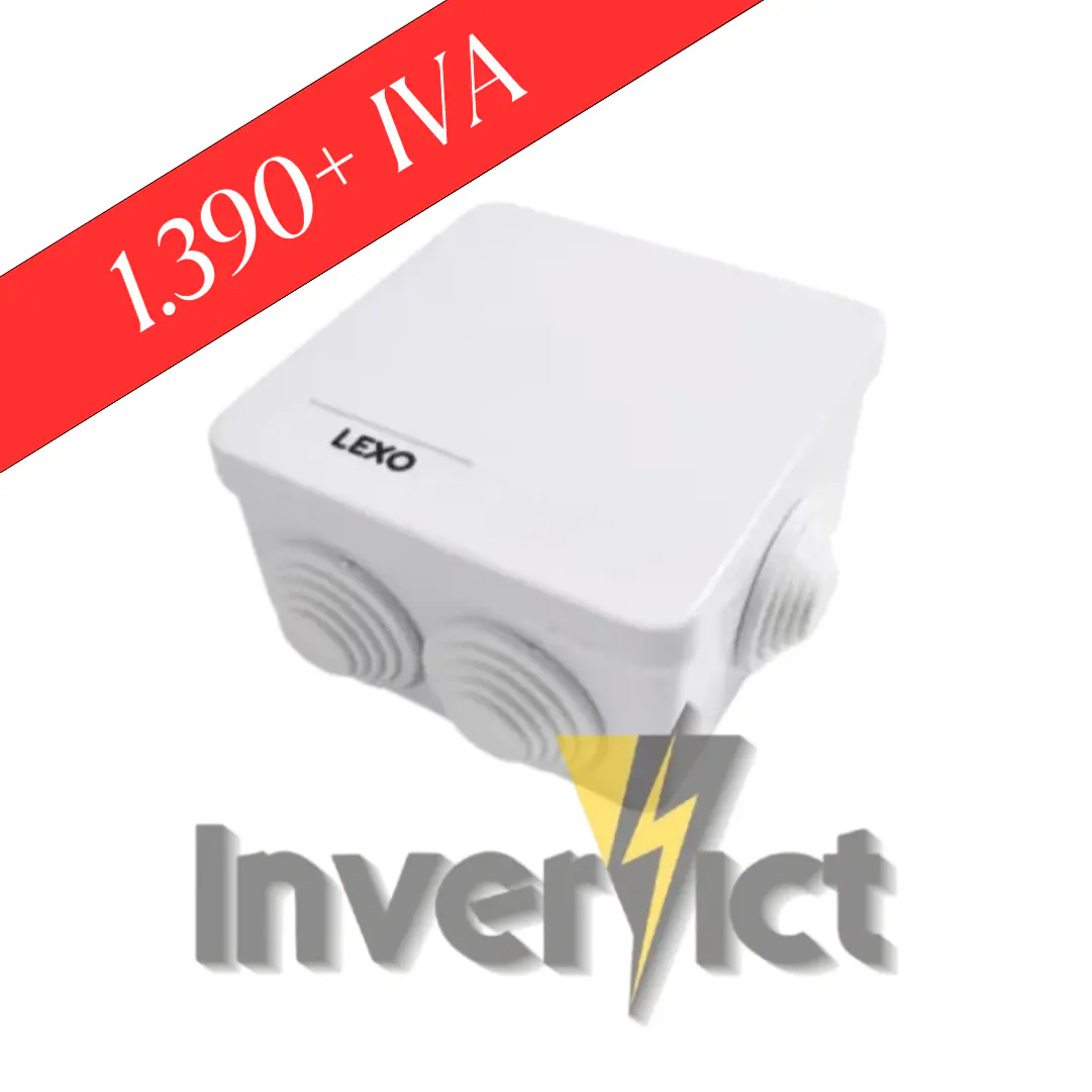 CAJA ESTANCA 2 CONOS 85X85X50MM 1