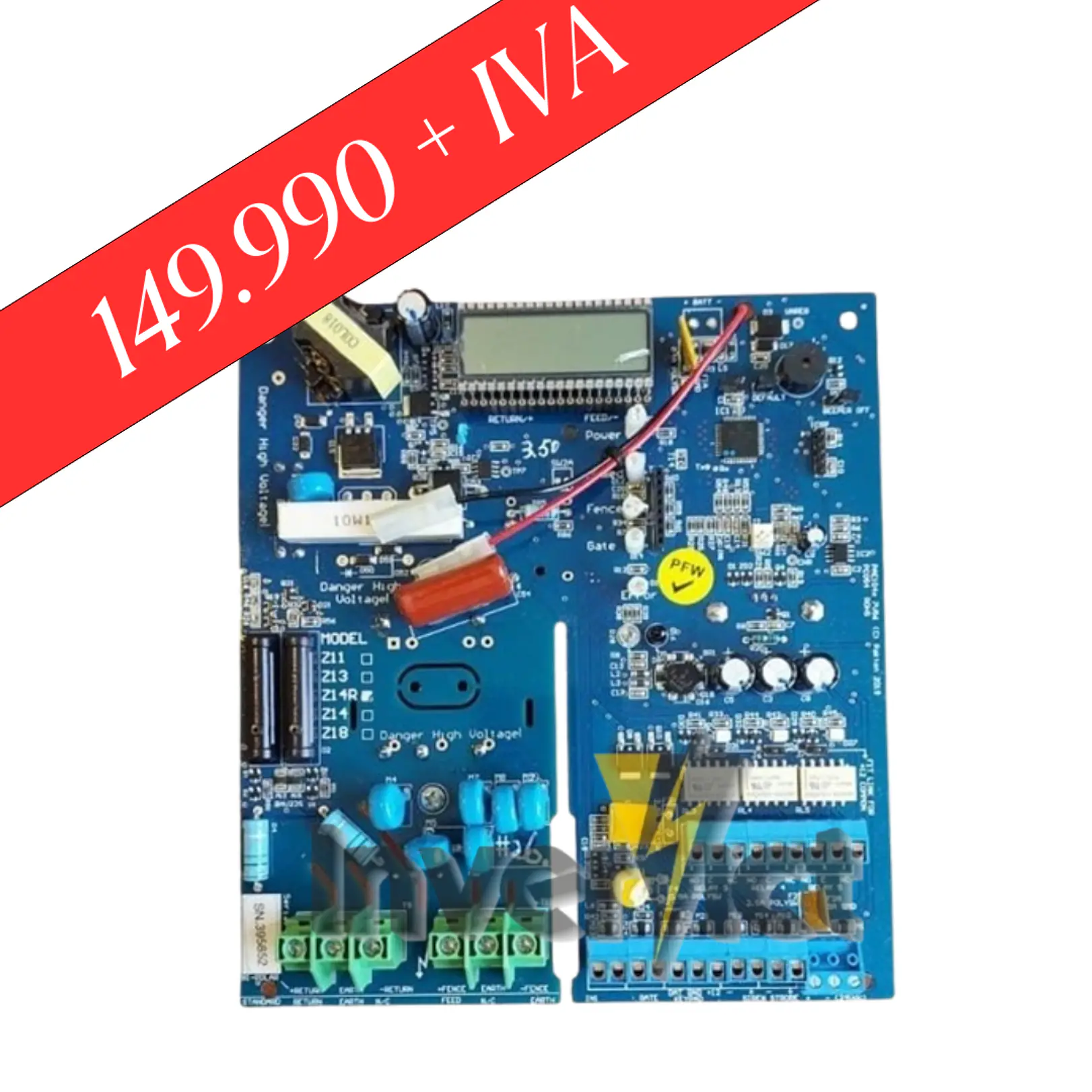 Tarjeta Energizador JVA Z14 4 Joul 10.000 mts 1