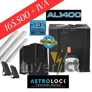 KIT ASTROLOCK MOTOR 1400 KG - 3 CREMALLERAS 