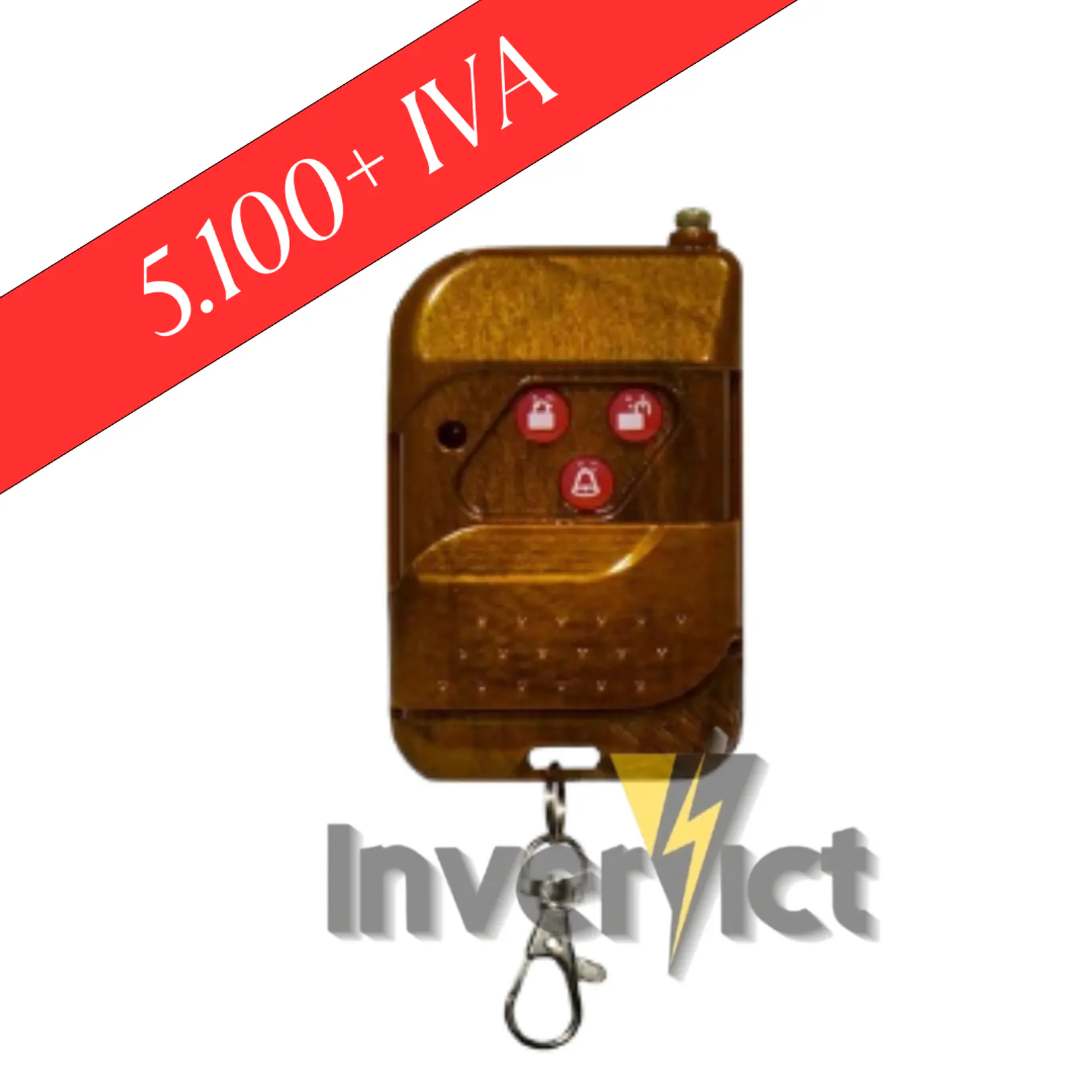 CONTROL REMOTO DE 3 BOTONES PARA SISTEMAS DE ALARMAS Y SEGURIDAD 1