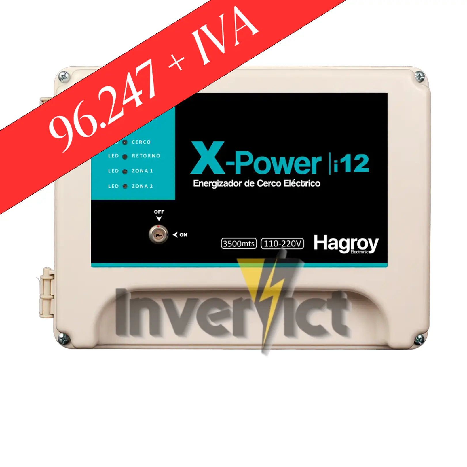 ENERGIZADOR HAGROY X POWER i12 1