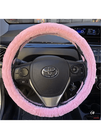 Cubre Volante Universal Rosado