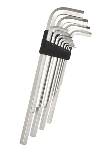 Llaves Allen 9 Piezas Set Largo