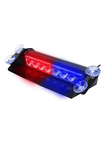 Luz De Emergencia Para Parabrisas Rojo / Azul