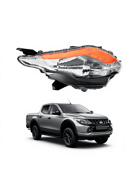 Óptico Fondo Negro L200 2016 2018 DERECHO