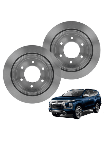  Discos de Frenos Trasero Mitsubishi Montero Sport 2017 2022 (PAR)
