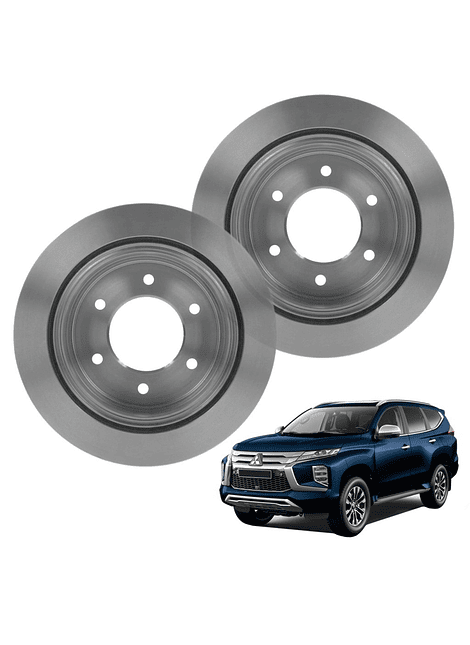  Discos de Frenos Trasero Mitsubishi Montero Sport 2017 2022 (PAR)