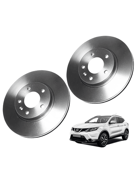  Discos de Frenos Trasero Nissan Qashqai 2015 2017 (PAR)