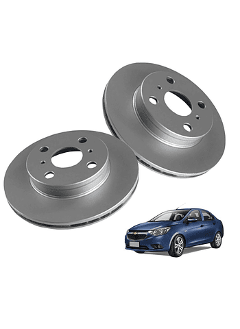 Discos de Frenos Delantero Chevrolet Sail 1.5 2014 2025 (PAR)
