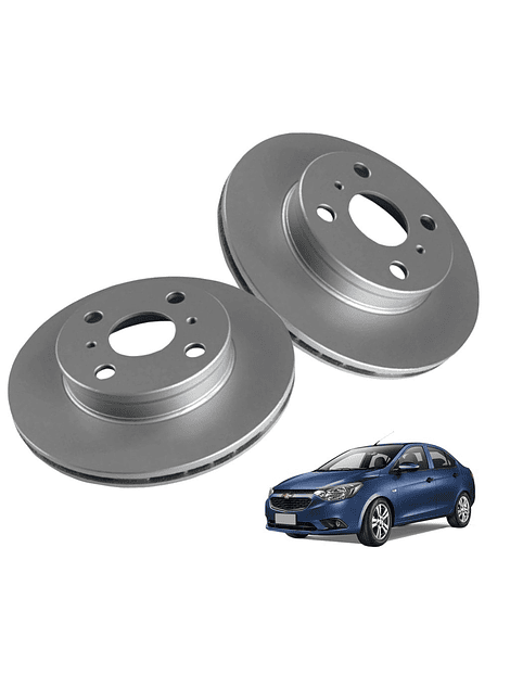 Discos de Frenos Delantero Chevrolet Sail 1.5 2014 2025 (PAR)