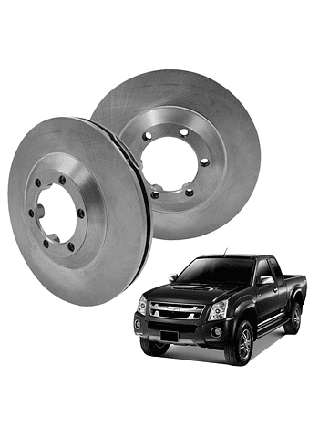 Discos de Frenos Delantero Chevrolet D-Max 2004 2014 (PAR)