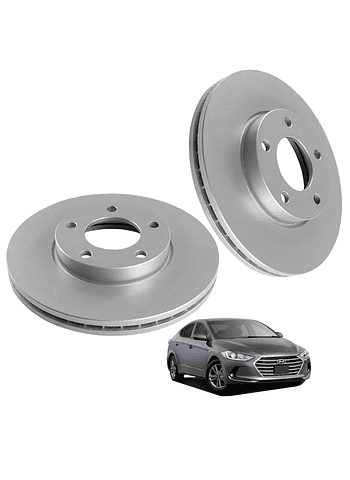 Discos de Frenos Delantero Hyundai Elantra 2011 2016 Kia Cerato 2013 2018 (PAR)