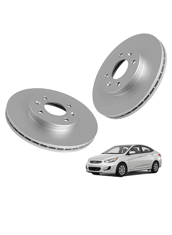 Discos de Frenos Delantero Hyundai Accent RB 2011 2019 (PAR)