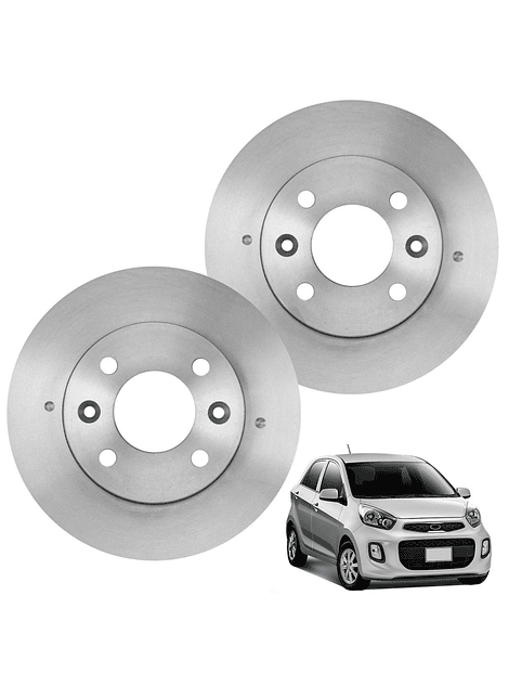  Discos de Frenos Delantero Kia Morning 2006 2016 (PAR)