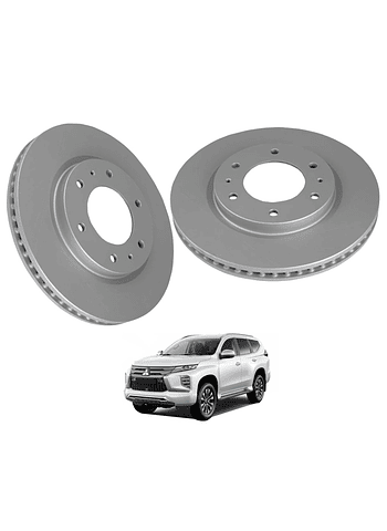  Discos de Frenos Delantero Mitsubishi Montero Sport 2017 2022 (PAR)