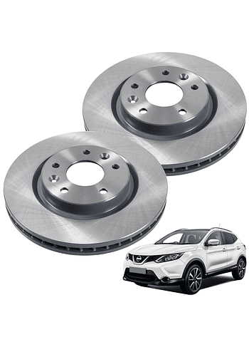 Discos de Frenos Delantero Nissan Qashqai 2015 2017 (PAR)