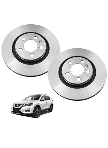  Discos de Frenos Delantero Nissan Qashqai 2010 2014 (PAR)