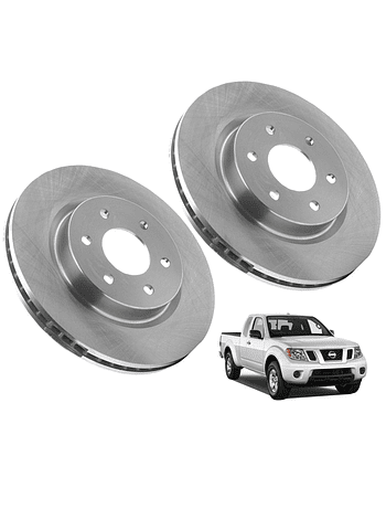  Discos de Frenos Delantero Nissan NP300 Navara 2009 2015 (PAR)