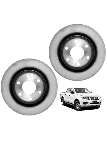  Discos de Frenos Delantero Nissan NP300 Navara 2016 2022 (PAR)