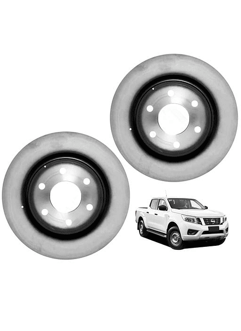  Discos de Frenos Delantero Nissan NP300 Navara 2016 2022 (PAR)