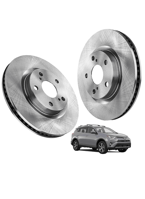  Discos de Frenos Delantero Toyota RAV4 2013 2018 (PAR)