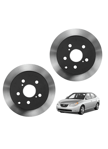 Discos de Frenos Delantero Hyundai Elantra 2006 2011 (PAR)