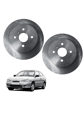 Discos de Frenos Delantero Hyundai Accent 1994 1999 (PAR)