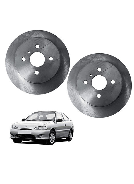 Discos de Frenos Delantero Hyundai Accent 1994 1999 (PAR)