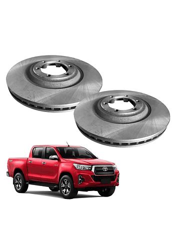 Discos de Frenos Delantero Toyota Hilux Revo 2016 2022 (PAR)