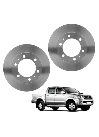 Discos de Frenos Delantero Toyota Hilux KUN 2009 2011 (PAR)
