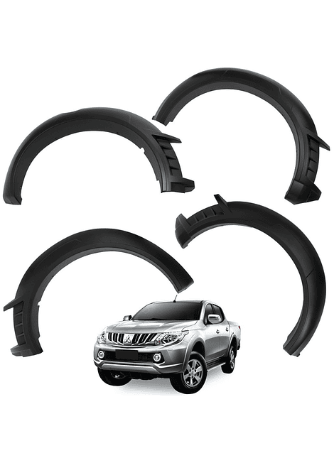 Kit Extensiones De Tapa Barro Original Mitsubishi L200 2016 2018