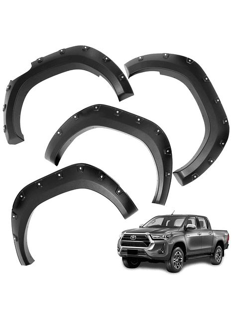 Kit Extensiones De Tapa Barro Offroad Toyota Hilux Revo SR 2021 2022