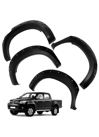 Kit Extensiones De Tapa Barro Versión Offroad Toyota Hilux 2006 2015
