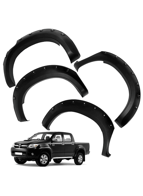 Kit Extensiones De Tapa Barro Versión Offroad Toyota Hilux 2006 2015