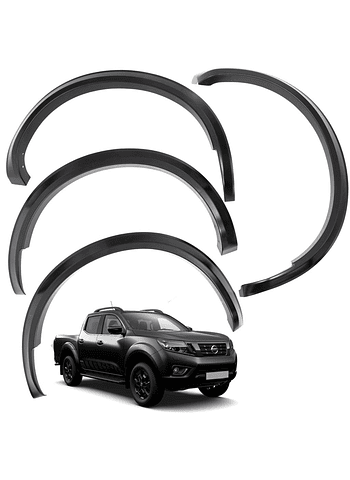 Kit Extensiones de Tapa Barro Slim Fender Nissan NP300 Navara 2016 2021