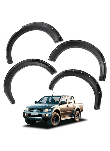 Kit Extensiones De Tapa Barro Versión Offroad Mitsubishi L200 2005 2015