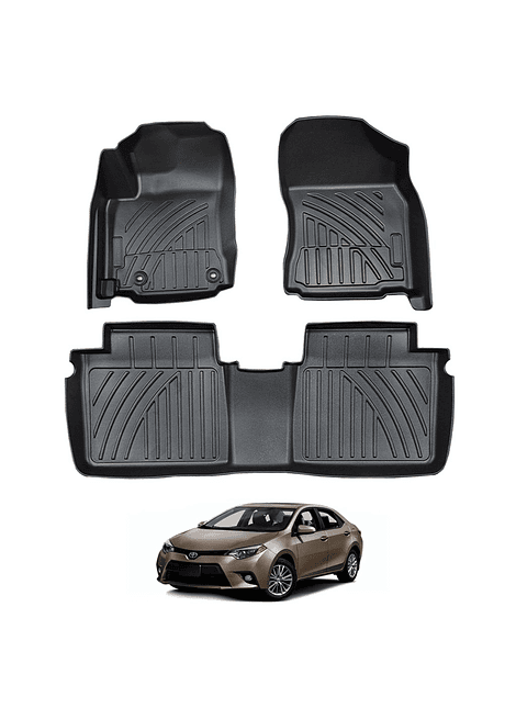 Set De Pisos Calce Perfecto Toyota Corolla 2015 2017