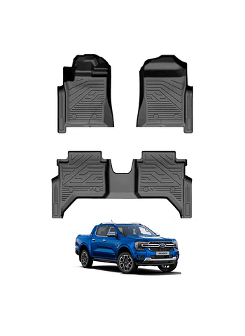 Set De Pisos Calce Perfecto Ford New Ranger 2023 2025