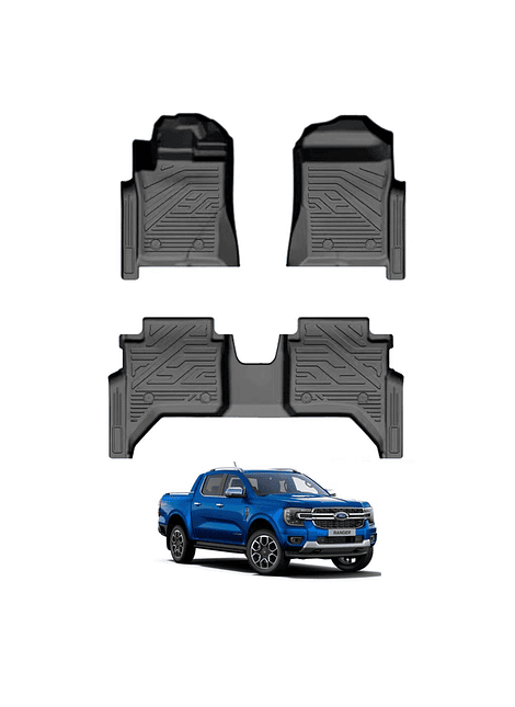 Set De Pisos Calce Perfecto Ford New Ranger 2023 2025