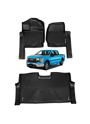 Set De Pisos Calce Perfecto Ford F-150 2018 2022