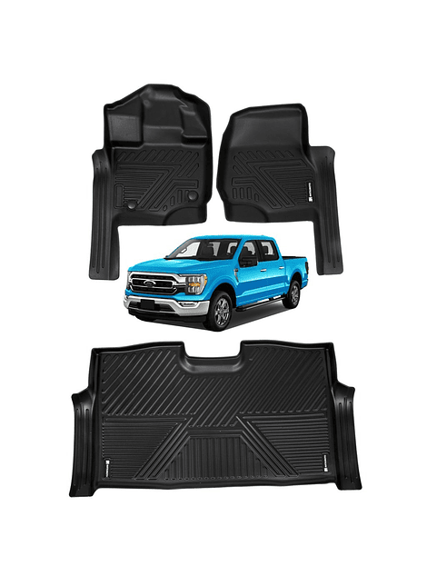 Set De Pisos Calce Perfecto Ford F-150 2018 2022