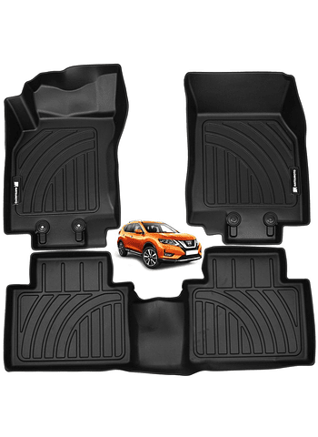Set De Pisos Calce Perfecto Nissan X-Trail 2018 2022 3D