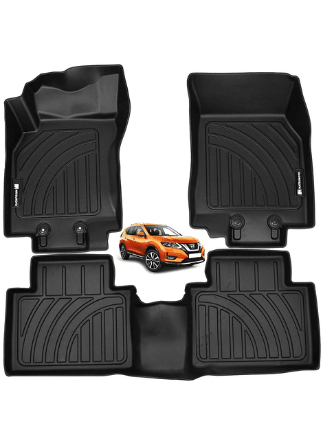 Set De Pisos Calce Perfecto Nissan X-Trail 2018 2022 3D