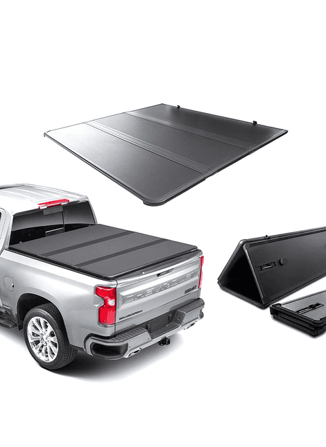 Tapa Rígida Plegable Chevrolet Silverado 2019 2026 5,5 FT