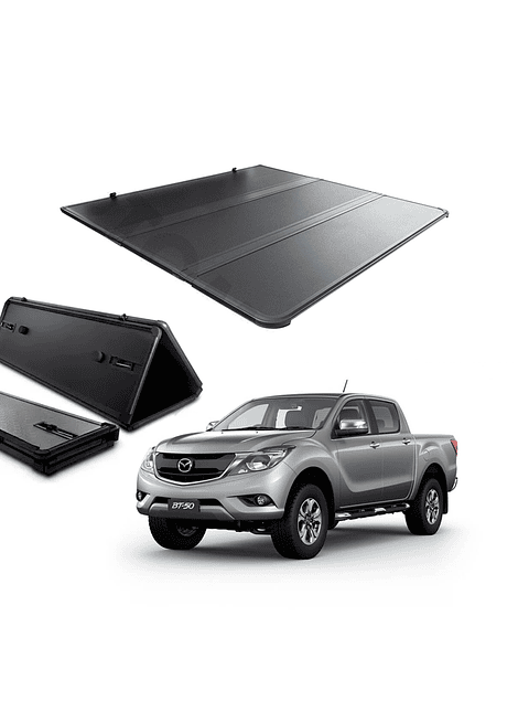 Tapa Rígida Plegable Mazda BT-50 2013 2020 Mitsubishi L200 2024 2026 HTTC-TRI24