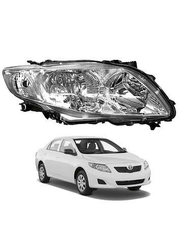 Óptico Toyota Corolla 2009 DERECHO RH