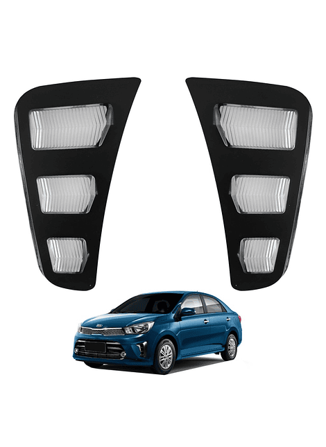 Kit DRL Biseles con Led Blanca Luz Intermitente Kia Soluto 2020