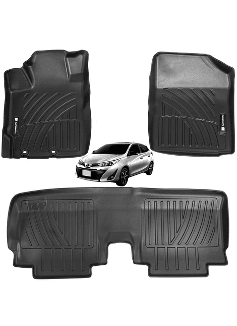 Set de Pisos Tipo Bandeja Toyota Yaris 2018 2021