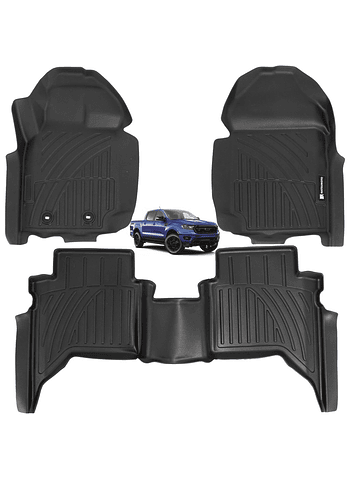 Set de Pisos Tipo Bandeja Ford Ranger 2013 2021 3D