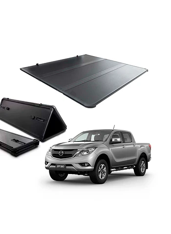 Tapa Rígida Plegable Mazda BT-50 2013-2020 / Mitsubishi L200 2024 2026 HTTC-TRI24
